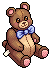 Brown Bow Bear