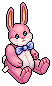 Pink Bow Bunny