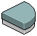 Aqua Quarter-Round