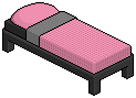 Dark Pura Single Bed (Pink)