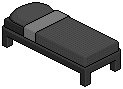 Dark Pura Single Bed (Grey)