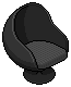 Dark Pura Egg Chair (Grey)