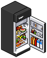 Dark Pura Refrigerator