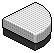 Dark Pura Quarter-Round (White)