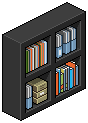 Dark Pura Book Shelf