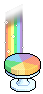 Rainbow Stool