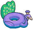 Inflatable Peacock