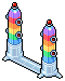 Rare Rainbow Laser Portal