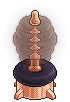 Rose Gold Amber Lamp