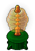 Emerald Amber Lamp