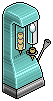 Teal Ice Cream Maker