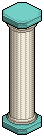 Doric Teal Pillar