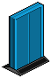 Azure Spaceship Door