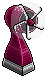 Maroon Powered Fan
