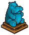 Light Blue Hippo