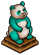 Turquoise Panda
