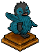 Aquamarine Baby Penguin