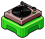 RARE Green DJ Turntable