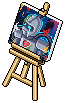 The Crying Robo Easel