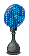 Neon Runway Fan