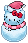 Hello Kitty Snowgirl