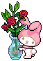 My Melody Vase