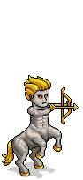 Gilded Centaur Statue