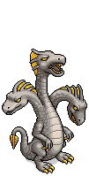 Gilded Hydra Statue