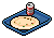Blue Lunch Tray