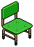 Green School Chair