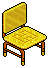 Rare Gilded Chair