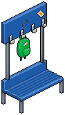 Blue Coatrack