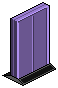 Violet Spaceship Door