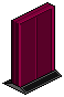 Maroon Spaceship Door