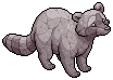 Raccoon Sculpture
