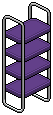 Purple Bookcase