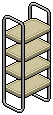Beige Bookcase