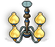 Blue Silo Chandelier