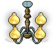 Yellow Silo Chandelier