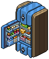 Blue Silo Fridge