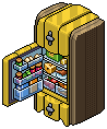Yellow Silo Fridge