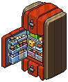 Red Silo Fridge