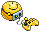 Yellow Smiley Console