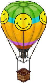 Smiley Hot Air Balloon