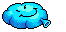 Blue Smiley Woopee Cushion