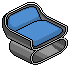 Blue Armchair