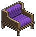 Purple Area Armchair