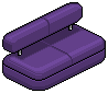 Purple Iced Sofa
