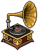 Steampunk Gramophone