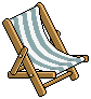 Aquamarine Deck Chair